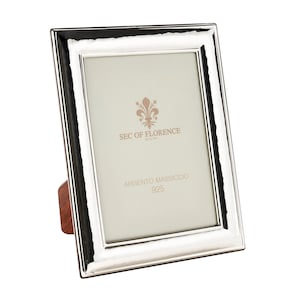 5”x 3,5” inches Handmade 925 Sterling Silver Photo Picture Frame 7200 9x13 GB new for Wedding gift ,Birtday gift and Anniversary gift