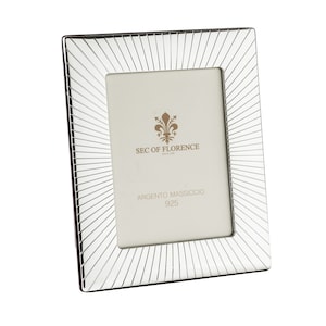7&quot;x 5&quot; inches Handmade 925 Sterling Silver Photo Picture Frame art &quot; 4003 &quot; / 13x18 GB for Wedding gift ,Birthday gift and Anniversary gift