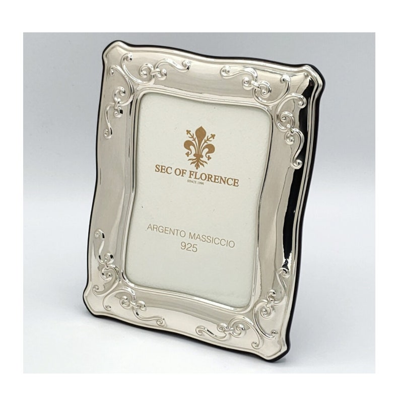 5”x 3,5” inches Handmade 925 Sterling Silver Photo Picture Frame 1030 9x13 GB new for Wedding gift ,Birthday gift and Anniversary gift