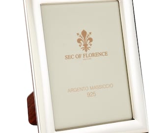ヴィンテージイタリアンスターリングシルバー製小型フォトフレーム