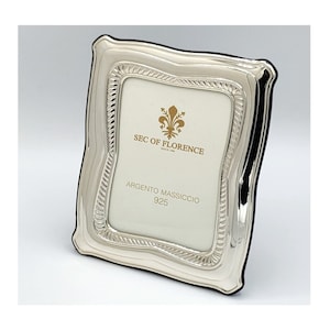 7&quot;x 5&quot; inches Handmade 925 Sterling Silver Photo Picture Frame 1031 13x18 GB new for Wedding gift ,Birthday gift and Anniversary gift