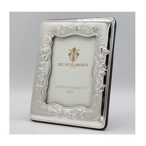 7x5" inch handgemachter 925 Sterlingsilber-Foto-Bilderrahmen Honest Spirit 954 / 13x18