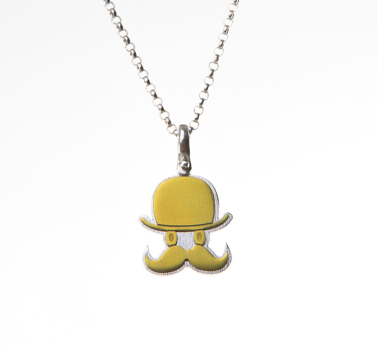 Hipster Necklace Gold Titanium Top Hat Jewelry Fashion Mixed Etsy