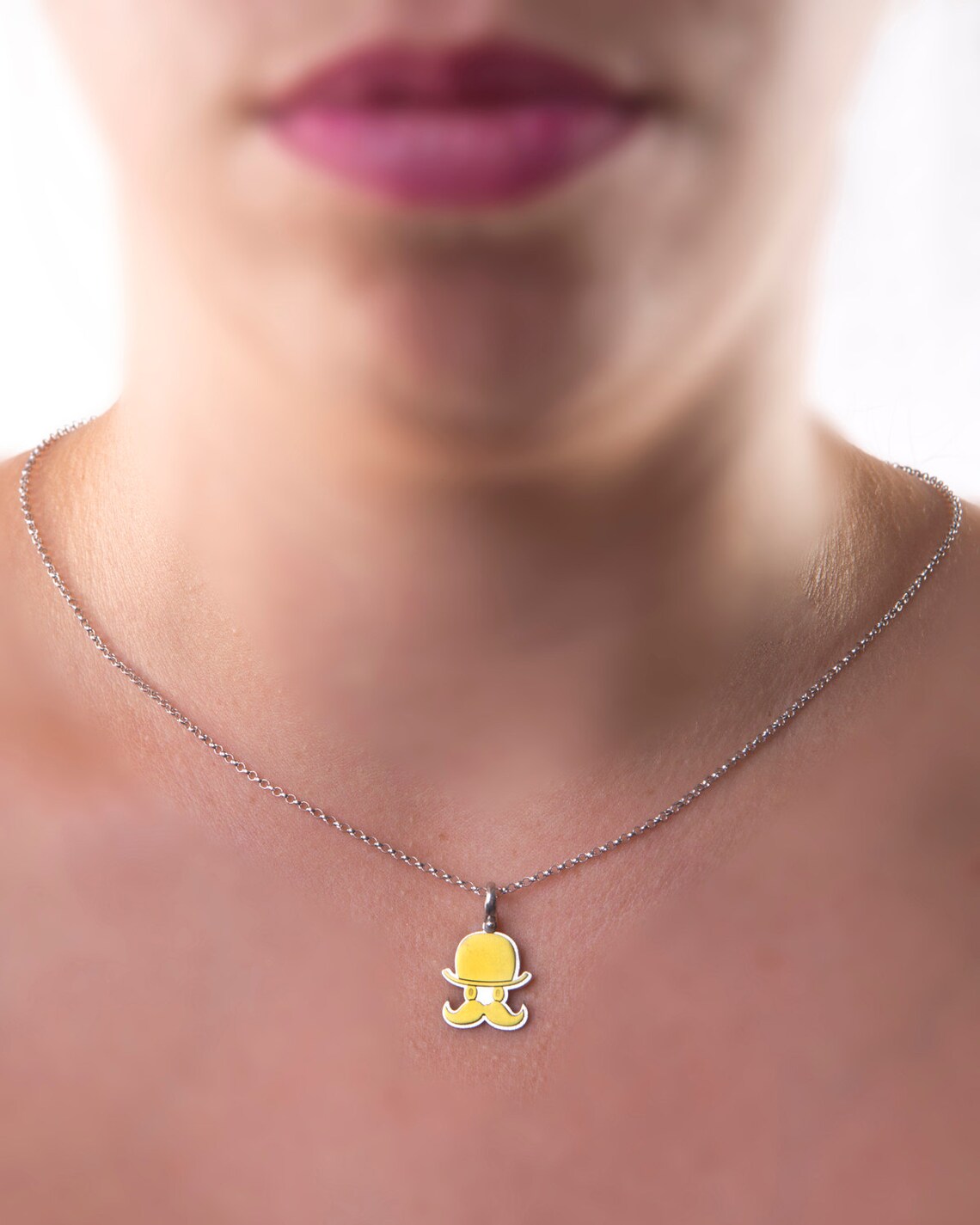 Hipster Necklace Gold Titanium Top Hat Jewelry Fashion Mixed Etsy