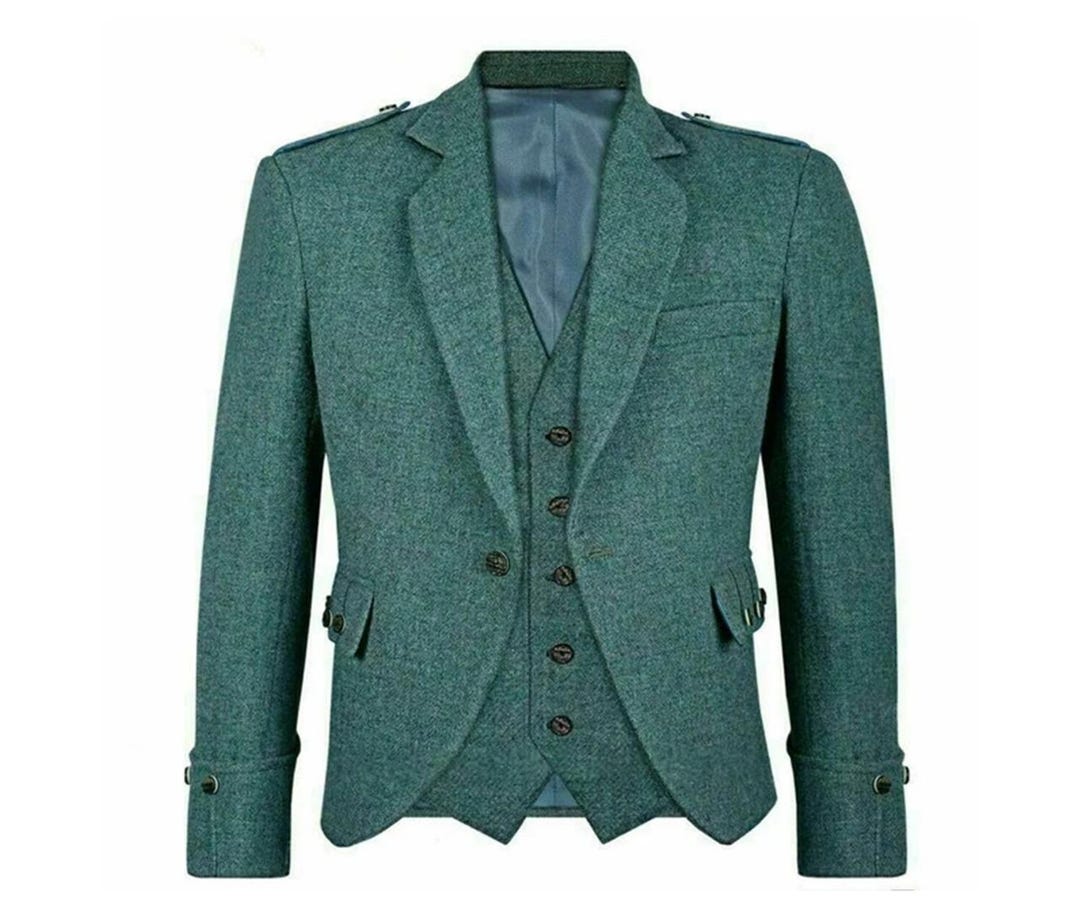 Green Argyle Jacket With Wool West Kilt Argyle Jacket Etsy green-argyle-jacket-with-wool-west-kilt-argyle-jacket-etsy