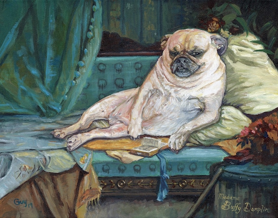 Madame Buffy Dumplin in Her Boudoir Original Pet Portrait 8x10 570x448 pic Madame Buffy Dumplin in Her Boudoir Original Pet Portrait 8x10