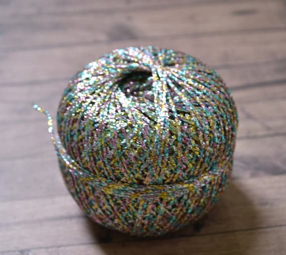 stamtavle tiggeri lyd Glitter Yarn Sparkle Yarn Crochet Yarn Embroidery Thread - Etsy Norway