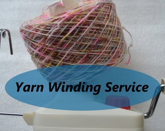 yarn winding service, wool winding service, ready to knit