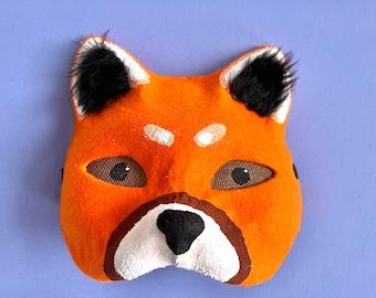 Therian  Mask -  Red Panda Mask - Cosplay Mask - Handmade Mask - Ready to ship