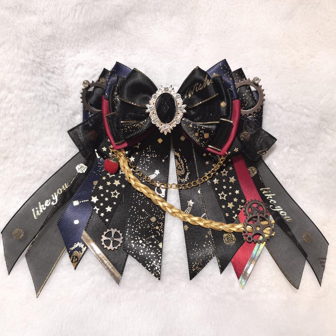 Caleb Inspired Ribbon Bow Charm | Love and Deep Space Officer Outfit - Etsy