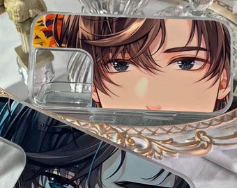 Custom Eye Panel Phone Case, Personalized Photo Insert Cover, Anime Fans Gift
