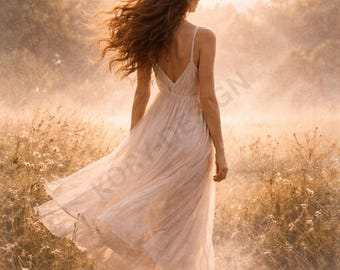 Arte de pared imprimible "Ella es imparable" / Cita de empoderamiento femenino / Decoración de bellas artes