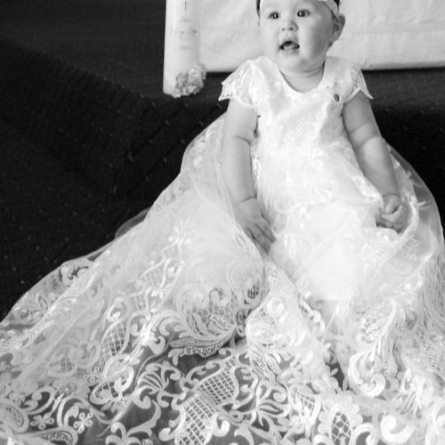 Baptism Baby Dress Pearl Baby Girl Dress Christening Gown Etsy Australia