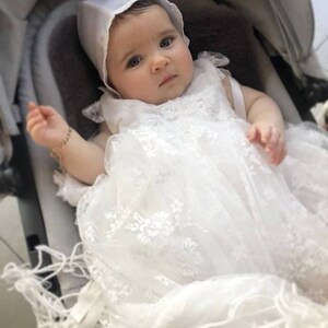 Ava Christening Dress Baptism Dress Communal Heirloom Handmade - Etsy