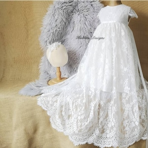 Couture Christening Gown heirloom christening gowns Baby girl Christening gown Christening gown for baby girl girls royal gowns baptism