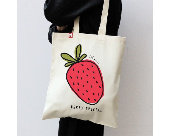 strawberry tote