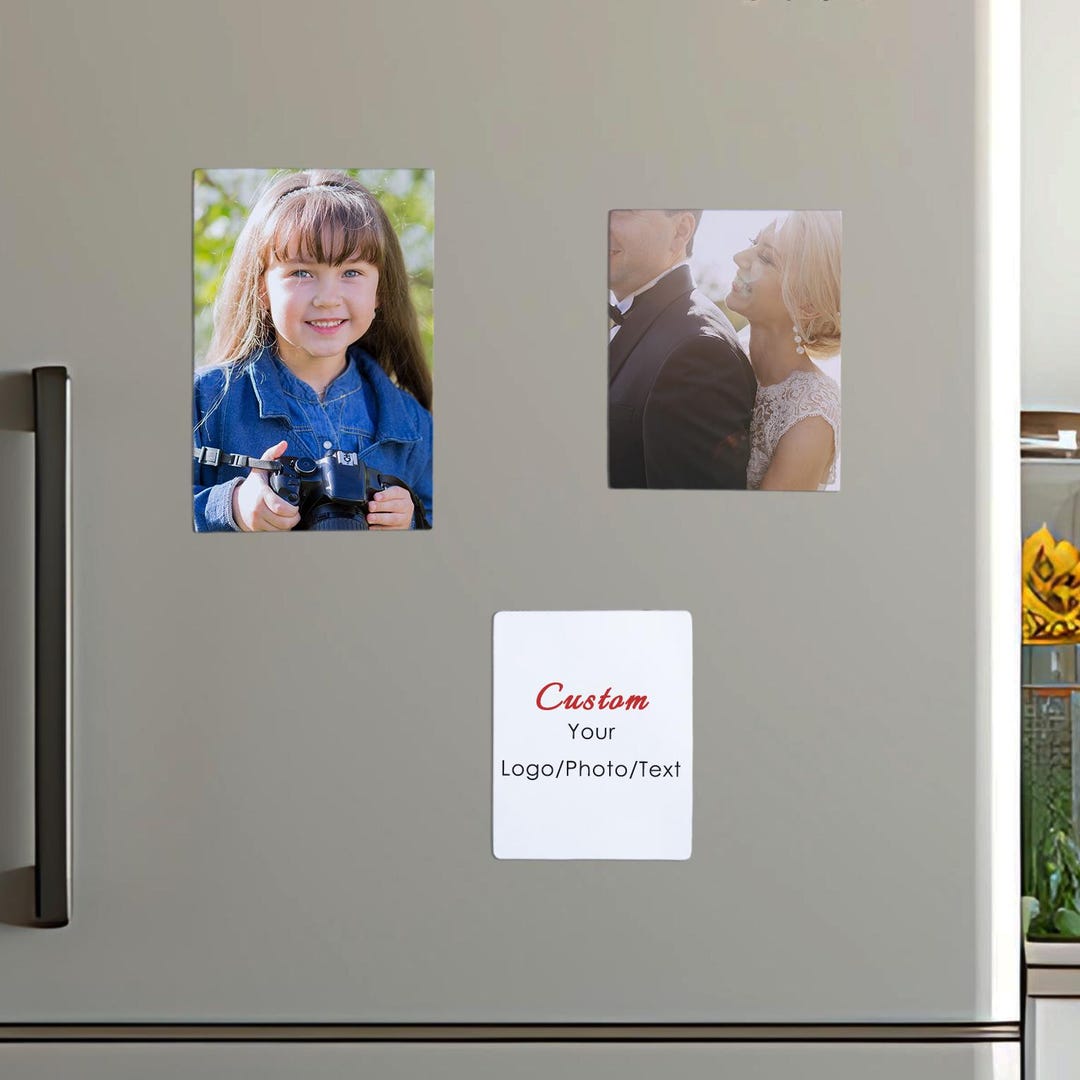 Invit Fridge Custom Photo Save the Date Fridge Magnet, Wedding Event Keepsake Invite ...