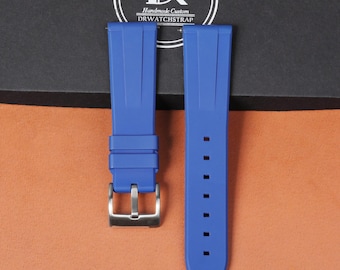 FKM Kautschuk Armband 18mm, 19mm, 20mm, Quick-Release Uhrenarmband, wasserfest