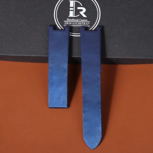 Handmade satin strap for Cartier Pasha watch: Single Folded type strap 18mm