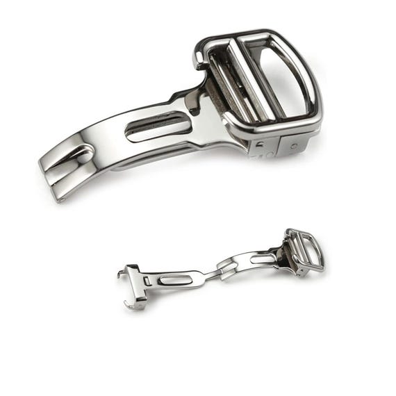 Stainless Steel Double-fold Deployment Clasp Compatible With
