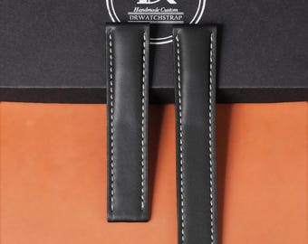 Leren horlogeband voor Breitling Navitimer | Op maat gemaakte handgemaakte volnerf koeienhuid band
