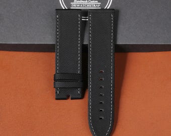 Correa de reloj de tela de vela hecha a mano: colores y longitudes personalizables, se adapta a todos los relojes con asas rectas