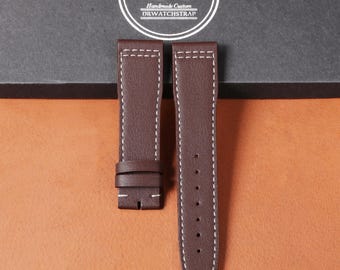 Leather Strap for IWC Pilot | Handmade Custom Replacement watch Band 20mm