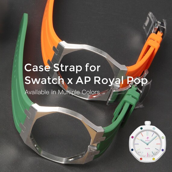 Swatch x AP Royal Pop用ケースストラップ - ステンレススチール＋