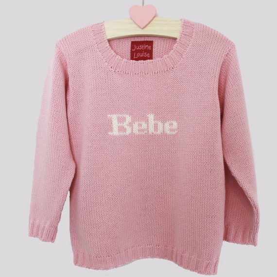 pale pink sweater