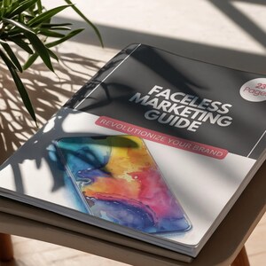 Guía de marketing sin rostro / Crecimiento en redes sociales sin mostrar el rostro / Descarga digital