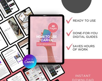 Crash Course to Canva | Beginner’s Graphic Design Guide | Digital Download PDF