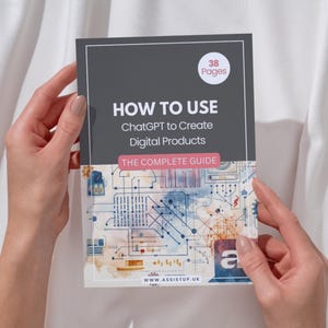 ChatGPT Prompts for Digital Products | AI Guide to Product Creation | Instant Download