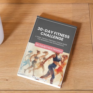 30-Day Fitness Challenge | Printable Workout Plan | Home Exercise Guide | Digital Download Fitness Tracker
