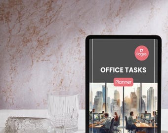 Office Tasks Planner – Digital Download for Productivity