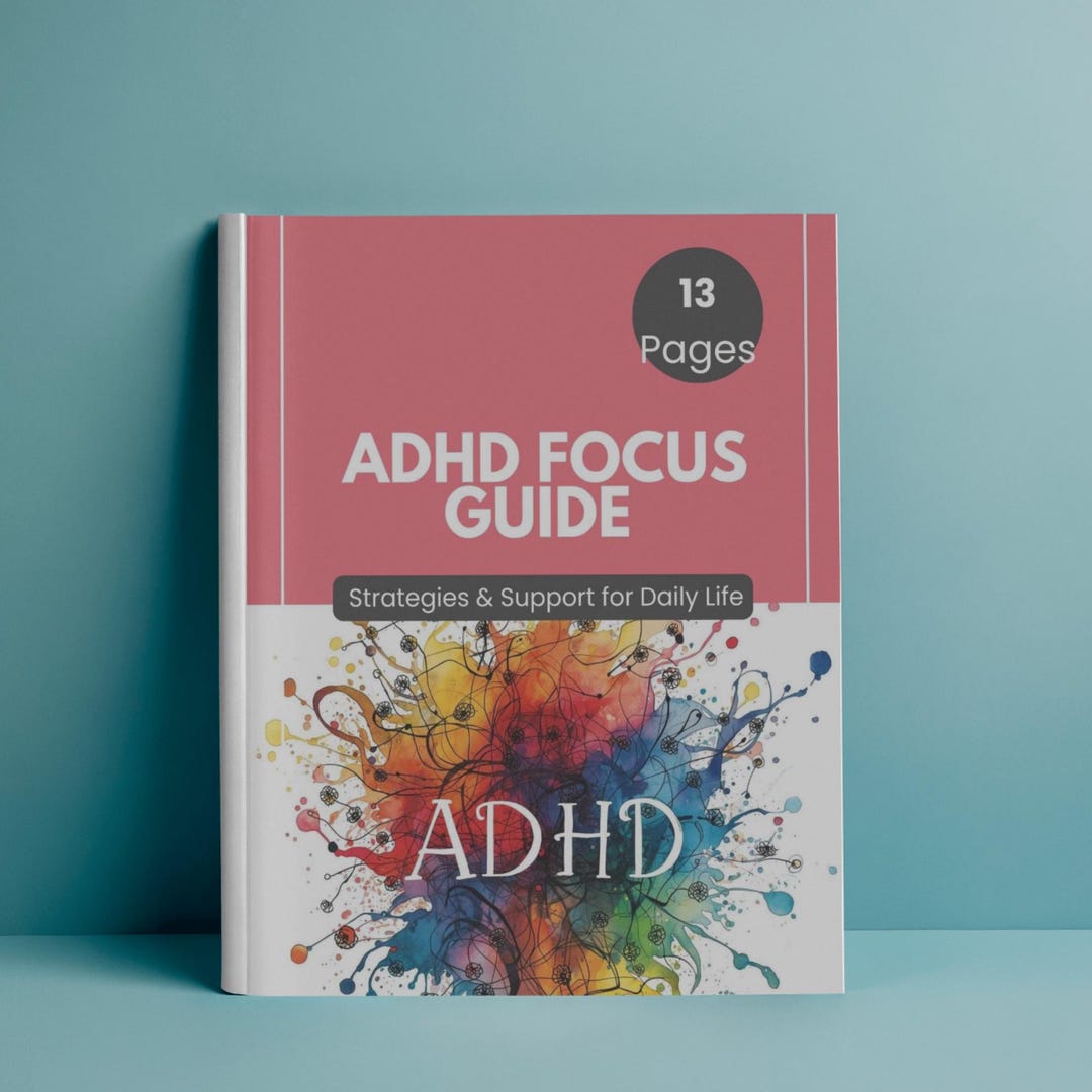 ADHD Focus Guide | Printable Toolkit for Focus and Organisation ...