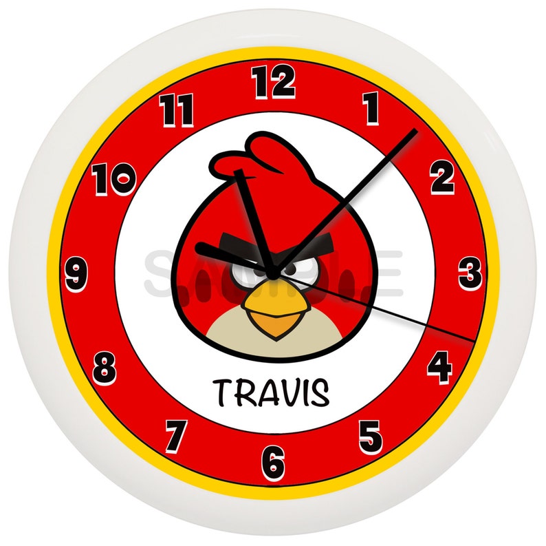 Angry Bird WALL CLOCK | Etsy