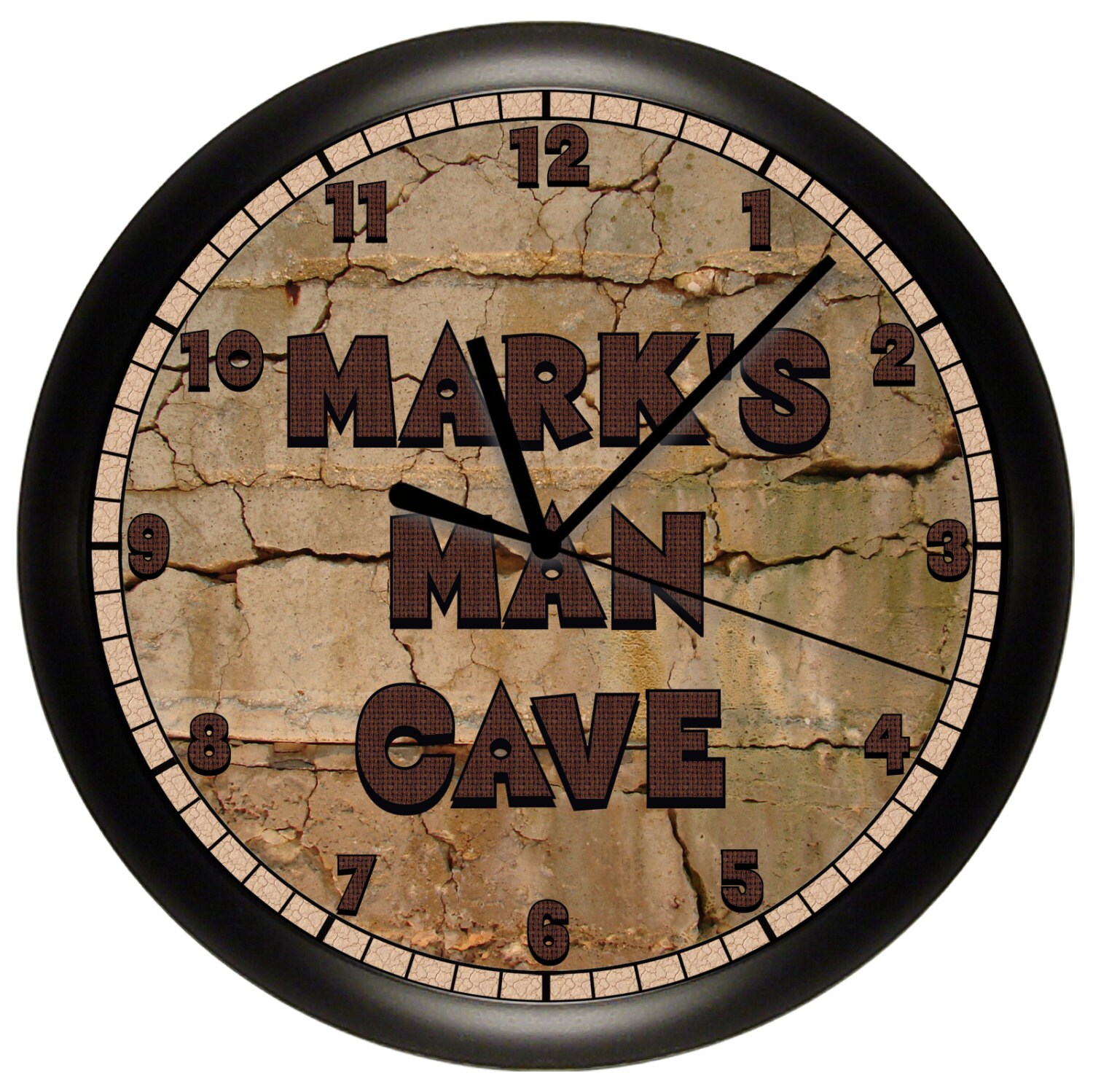 Personalized Man Cave Wall Clock Game Room Etsy