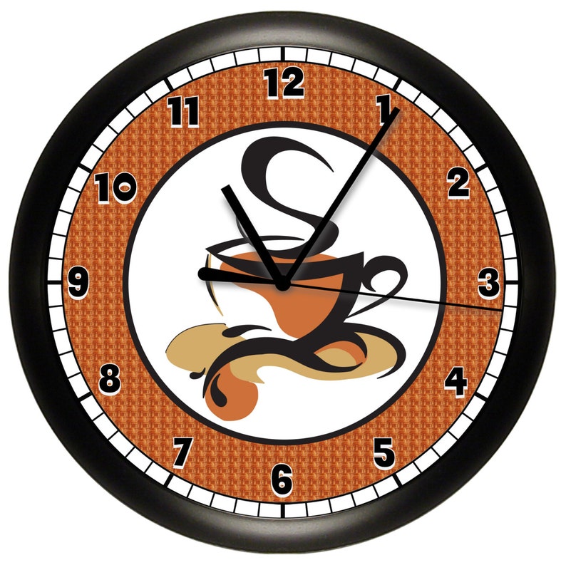 Custom COFFEE SHOP Restaurant Wall Clock Wall Art Decor Etsy