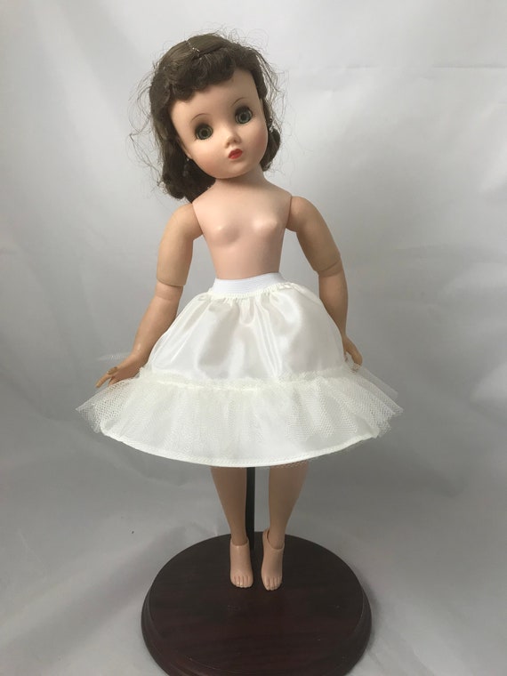 11 1//2” long Ivory petticoat slip for 20 21 Cissy Madame Alexander *more Colors*
