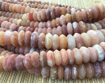 Kenya stone age Neolithic carved quartz ostrich shell necklace beads Mali