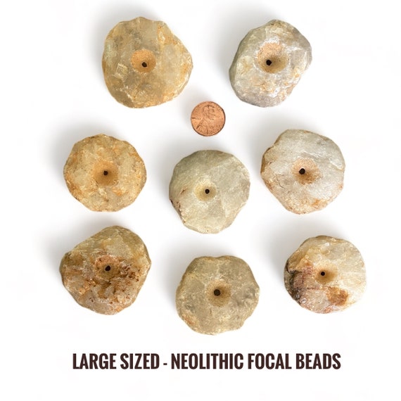 Crystal Quartz/Citrine - Focal Bead Crystal Quartz/Citrine - Focal Bead