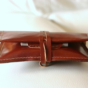 Leather tobacco pouch, Christmas gifts, Husband gift, gift for dad, tobacco case, tobacco pouch, smokers accessories