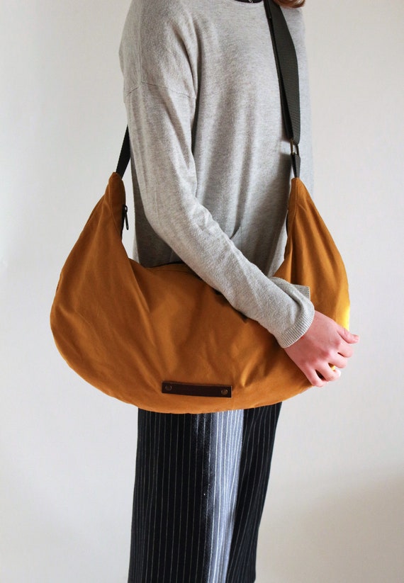 canvas crossbody hobo bag