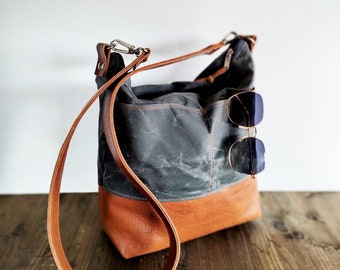 Crossbody bags for women, leather bags women crossbody, shoulder bags, crossbody purse, waxed canvas crossbody hobo bags, satchel bags