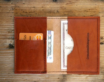 Leather wallet for men, men leather wallet, credit card holder, slim leather wallet, personalized groomsman gift, wallet leather