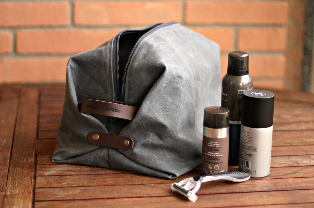 Waxed Canvas Dopp Kit