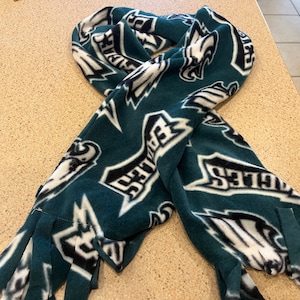 Hand Made Scarf--  Philadelphia Eagles Fleece