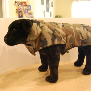 Kansas City Chiefs Hand Made Fleece Dog Coat--Choice of Size--from XS all the way up to 3X image 7
