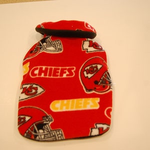 Kansas City Chiefs Hand Made Fleece Dog Coat--Choice of Size--from XS all the way up to 3X
