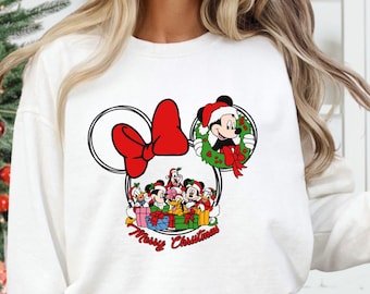 Disney Christmas Tee, Mickey’s Very Merry Christmas Party Shirt, Mickey & Friends Christmas Sweatshirt, Disneyland Xmas Family Holiday Shirt